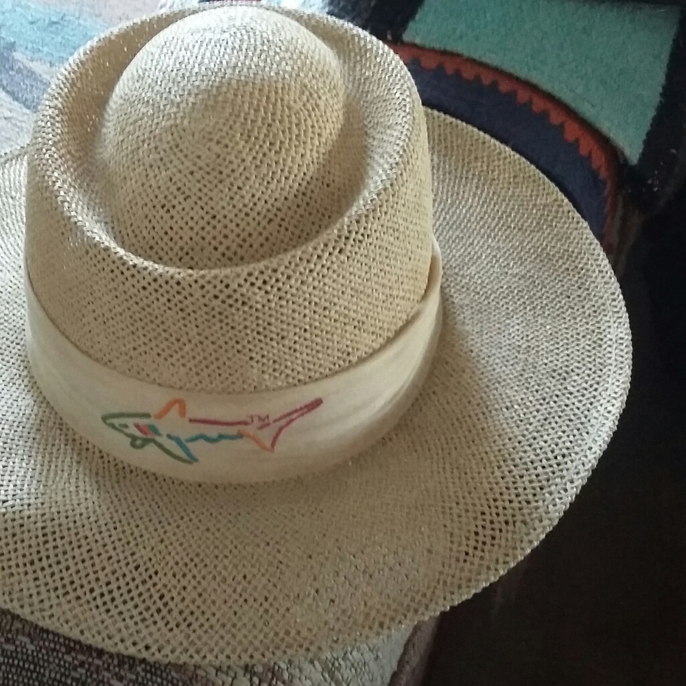 T M Men hard  straw hat